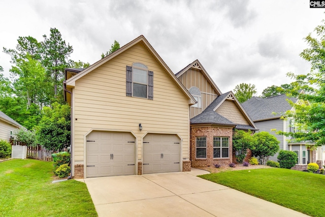 757 Garrett Way, Columbia, SC 29229 - craftsman-style home with brick siding, a garage, and concrete driveway