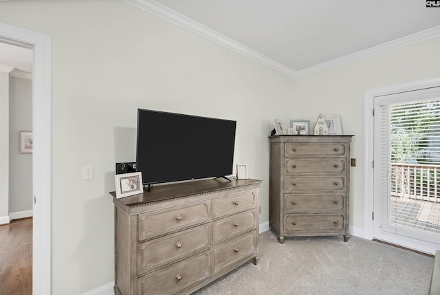 315 Poindexter Ln, Lexington, SC 29072 - bedroom with ornamental molding, access to outside, and baseboards