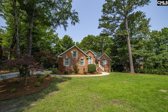 315 Poindexter Ln, Lexington, SC 29072 - ranch-style house featuring a front yard and brick siding