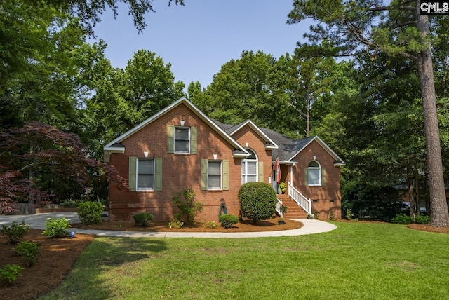 315 Poindexter Ln, Lexington, SC 29072 - view of front of house featuring a front lawn and brick siding