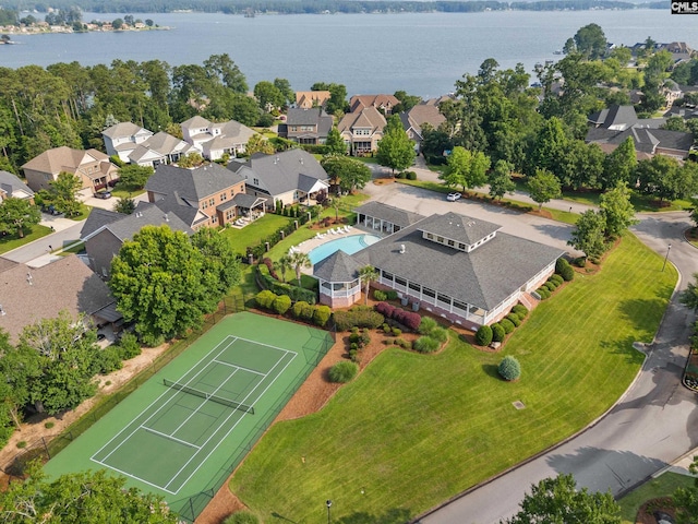 104 Eastshore Dr, Lexington, SC 29072 - aerial view of residential area featuring a large body of water and a pool