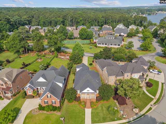 104 Eastshore Dr, Lexington, SC 29072 - aerial perspective of suburban area with a heavily wooded area