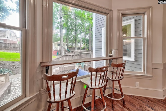 205 Weeping Cherry Ln, Columbia, SC 29212 - dining area with wood finished floors and baseboards