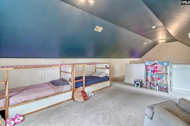 205 Weeping Cherry Ln, Columbia, SC 29212 - bedroom with carpet floors and lofted ceiling