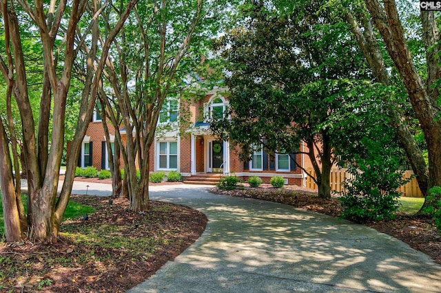 108 Shallow Brook Dr, Columbia, SC 29223 - view of front facade featuring brick siding and curved driveway