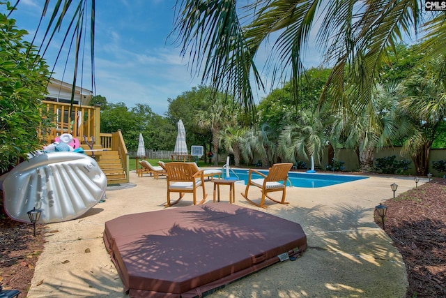 108 Shallow Brook Dr, Columbia, SC 29223 - view of pool with a deck and a patio