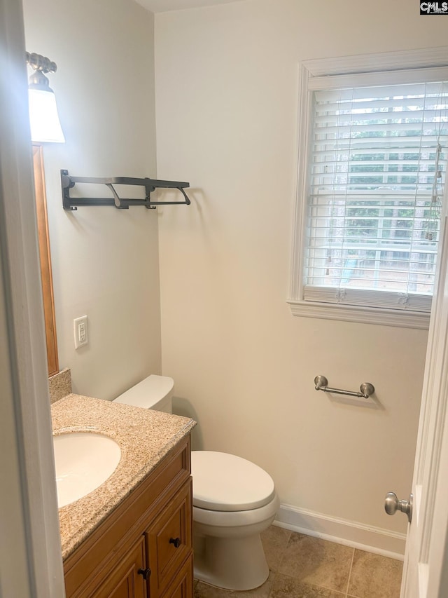112 Valhalla Dr, Columbia, SC 29229 - bathroom featuring vanity, healthy amount of natural light, toilet, and baseboards