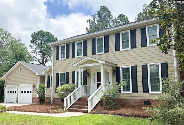 112 Valhalla Dr, Columbia, SC 29229 - colonial-style house with crawl space and a garage
