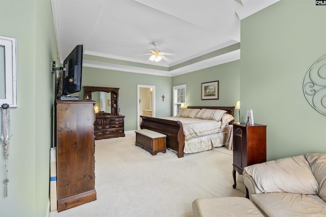 6 Hunting Glen Ct, Irmo, SC 29063 - carpeted bedroom with crown molding, ceiling fan, and baseboards