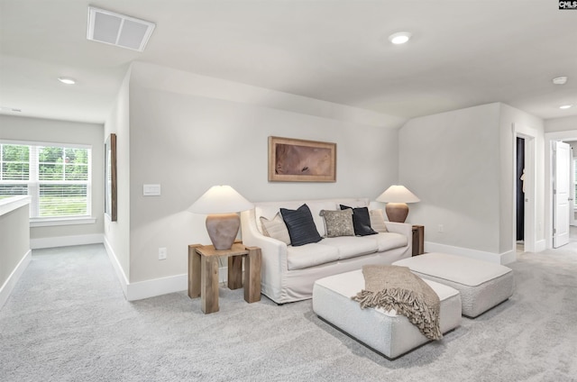 2451 Thode Ln, Lexington, SC 29072 - carpeted living room featuring baseboards and recessed lighting