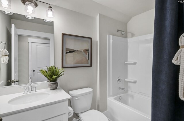 2451 Thode Ln, Lexington, SC 29072 - full bath with vanity, shower / bath combo, and toilet
