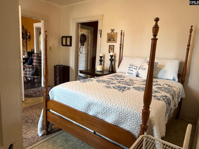 714 E Dunlap St, Lancaster, SC 29720 - bedroom featuring ornamental molding
