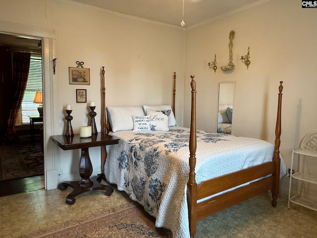 714 E Dunlap St, Lancaster, SC 29720 - bedroom featuring baseboards and ornamental molding