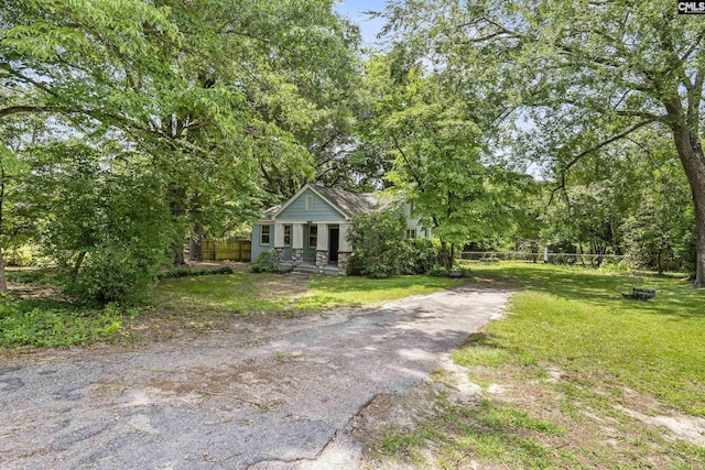 2611 Mills Dr, Columbia, SC 29204 - view of front of property with covered porch and driveway