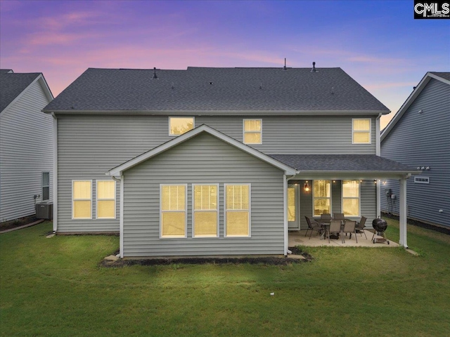 521 Fenwick Dr, Woodruff, SC 29388 - rear view of property featuring a patio area, a yard, and cooling unit