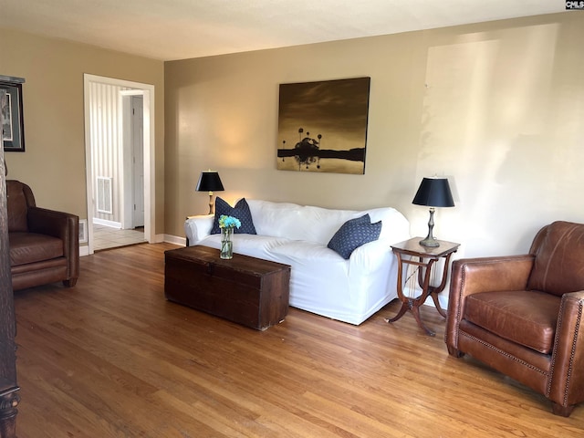 1432 Karlaney Ave, Cayce, SC 29033 - living area with wood finished floors and baseboards