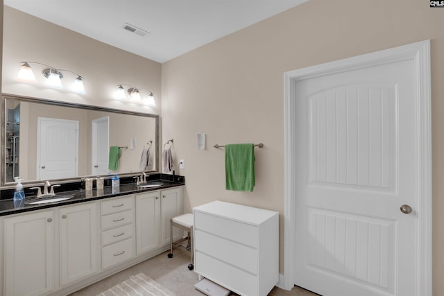 383 Summersweet Ct, Blythewood, SC 29016 - bathroom featuring double vanity and tile patterned floors