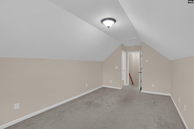 383 Summersweet Ct, Blythewood, SC 29016 - bonus room featuring lofted ceiling, carpet floors, and baseboards