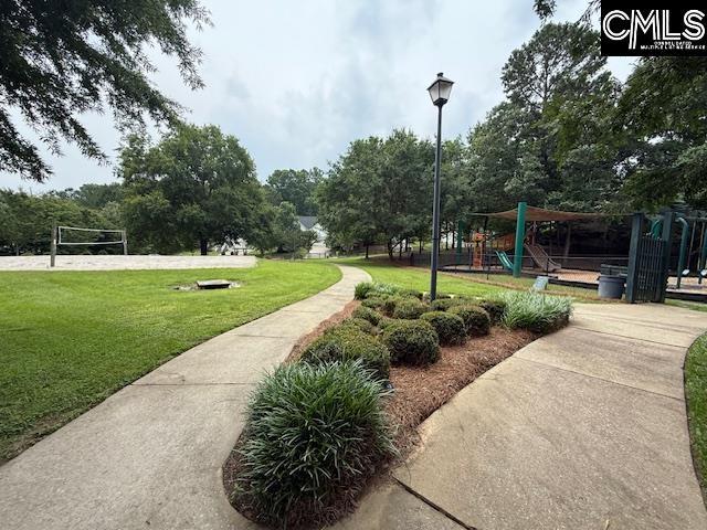 12 Beech Branch Ct, Irmo, SC 29063 - view of community featuring volleyball court and a lawn