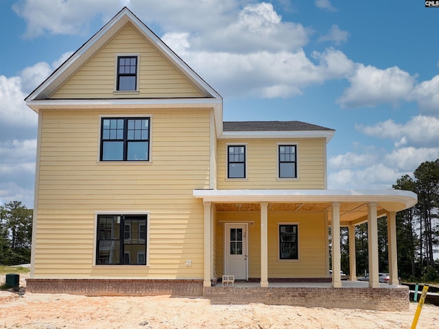 147 Harborside Cir, Columbia, SC 29229 - rear view of property featuring covered porch