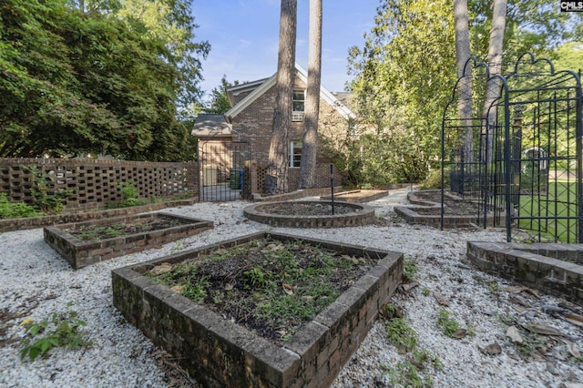 415 Pine St, Camden, SC 29020 - view of yard with a vegetable garden