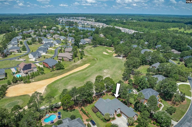 317 Cartgate Cir, Blythewood, SC 29016 - view of property location featuring a golf course and nearby suburban area