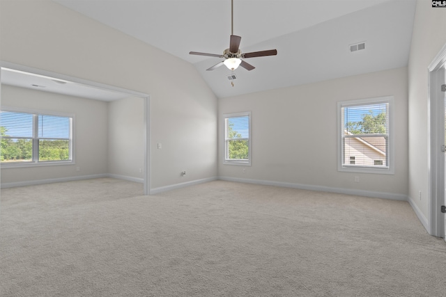 1412 Hammerwood Ln, Westminster, SC 29170 - spare room featuring plenty of natural light, baseboards, and vaulted ceiling