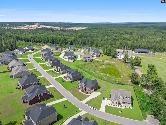 1412 Hammerwood Ln, Westminster, SC 29170 - aerial view of residential area featuring a heavily wooded area