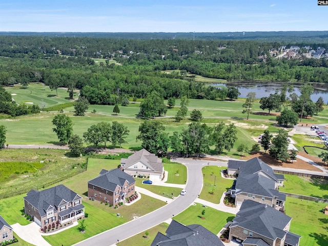 1412 Hammerwood Ln, Westminster, SC 29170 - aerial view of residential area with a large body of water and a local golf course