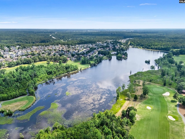 1412 Hammerwood Ln, Westminster, SC 29170 - bird's eye view of a large body of water, a golf club, and a forest