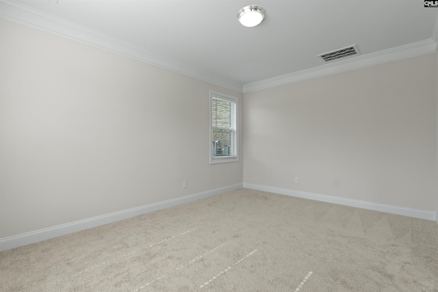 1412 Hammerwood Ln, Westminster, SC 29170 - spare room featuring crown molding, carpet floors, and baseboards