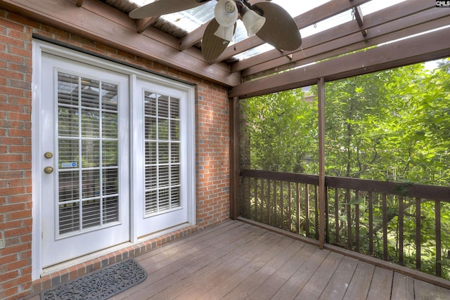 560 Park Place Dr, Elgin, SC 29045 - deck featuring ceiling fan