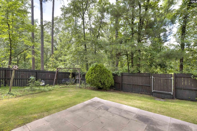 560 Park Place Dr, Elgin, SC 29045 - view of yard with a patio area
