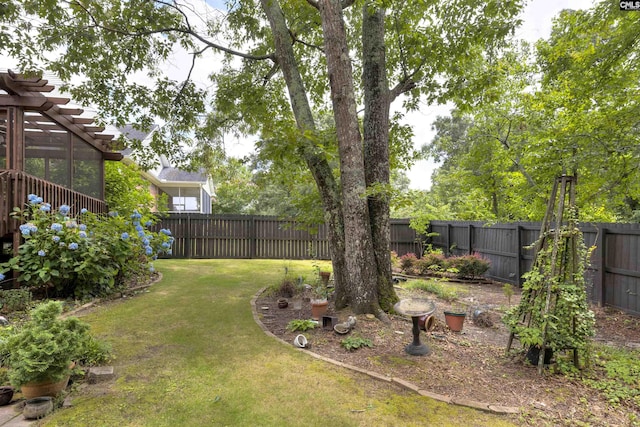 560 Park Place Dr, Elgin, SC 29045 - view of yard featuring a pergola