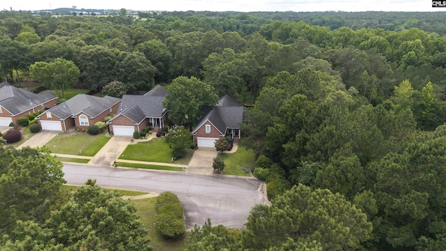 560 Park Place Dr, Elgin, SC 29045 - aerial view of a heavily wooded area