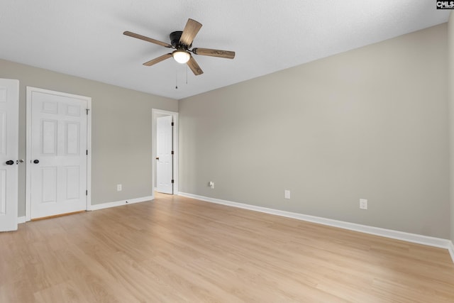 110 Walking Horse Way, Columbia, SC 29223 - unfurnished bedroom with light wood finished floors, baseboards, and a ceiling fan