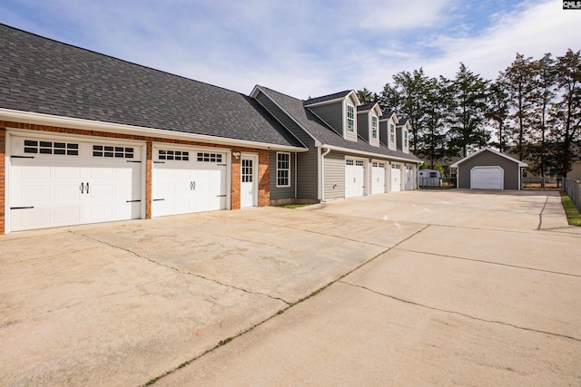 285 Freedom Blvd, Sumter, SC 29154 - view of home's exterior featuring concrete driveway, a shingled roof, and a garage