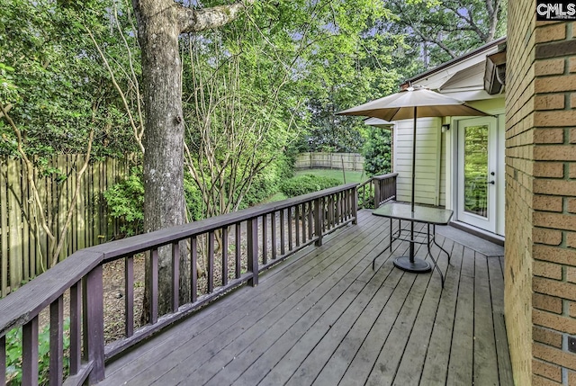 1305 Forest View Rd, Conway, SC 29526 - view of wooden deck