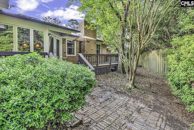 1305 Forest View Rd, Conway, SC 29526 - view of yard with a deck