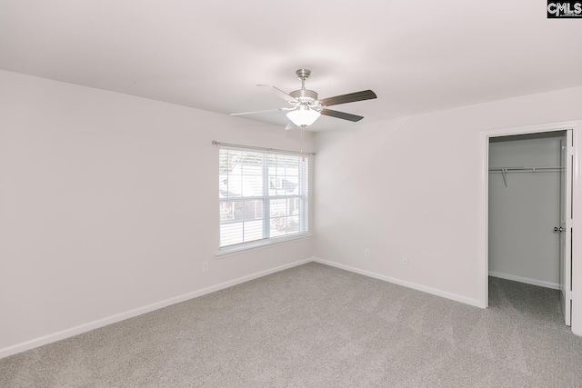 179 Marissa Ln, Lexington, SC 29072 - unfurnished bedroom with carpet, baseboards, a walk in closet, and a closet