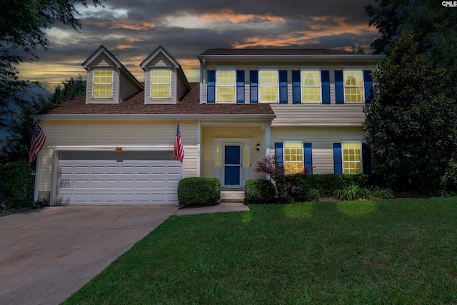 105 Songbird Ct, Chapin, SC 29036 - view of front of home featuring a yard, driveway, and a garage