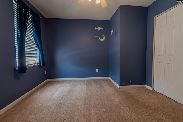 105 Songbird Ct, Chapin, SC 29036 - empty room featuring carpet flooring, a ceiling fan, and baseboards
