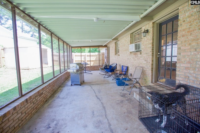 100 Hill Springs Ct, Lexington, SC 29073 - unfurnished sunroom with cooling unit