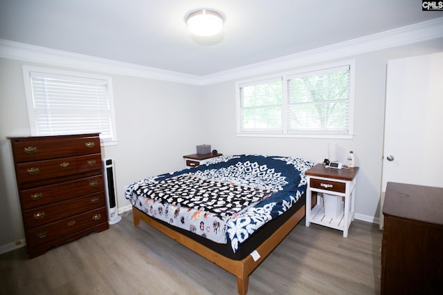 100 Hill Springs Ct, Lexington, SC 29073 - bedroom with wood finished floors, ornamental molding, and baseboards