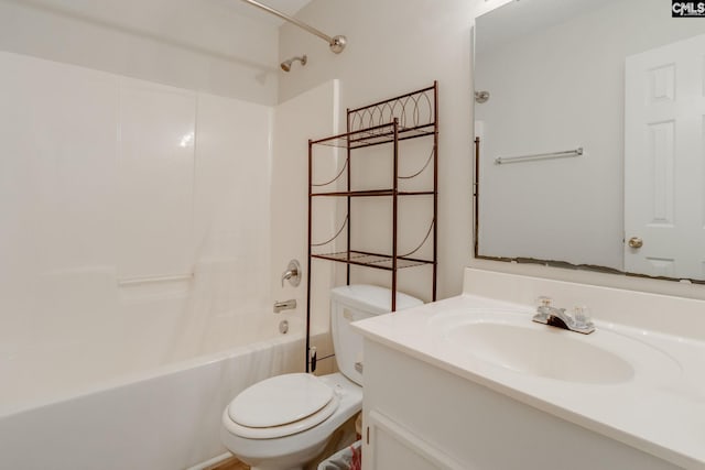 248 N High Duck Trl, Blythewood, SC 29016 - full bathroom with toilet, bathing tub / shower combination, and vanity