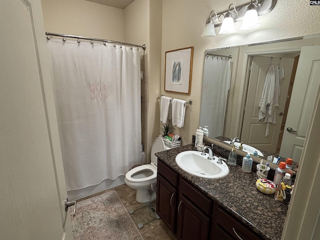 1085 Shop Rd Unit 117, Columbia, SC 29201 - full bathroom with vanity, shower / bath combination with curtain, and a textured wall