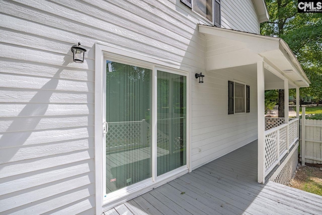 204 Sandcreek Dr, Winnsboro, SC 29180 - view of wooden terrace