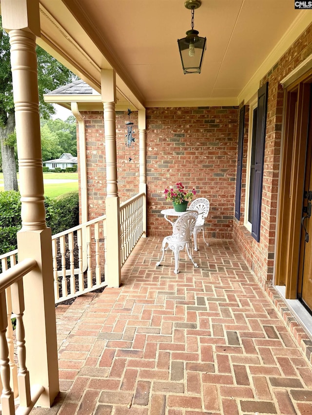 3270 Winchester Ln, Orangeburg, SC 29118 - view of covered porch