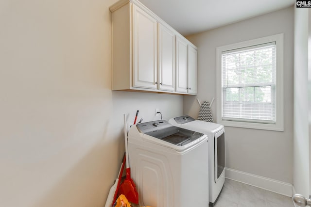 535 New Cut Ln, Blythewood, SC 29016 - washroom featuring cabinet space, washer and dryer, and baseboards