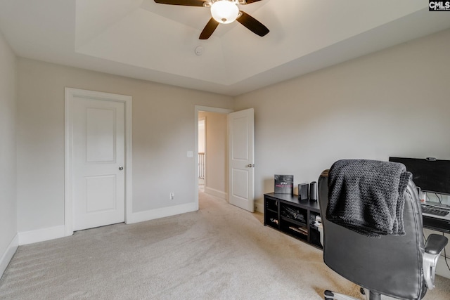 535 New Cut Ln, Blythewood, SC 29016 - carpeted office space with ceiling fan and baseboards